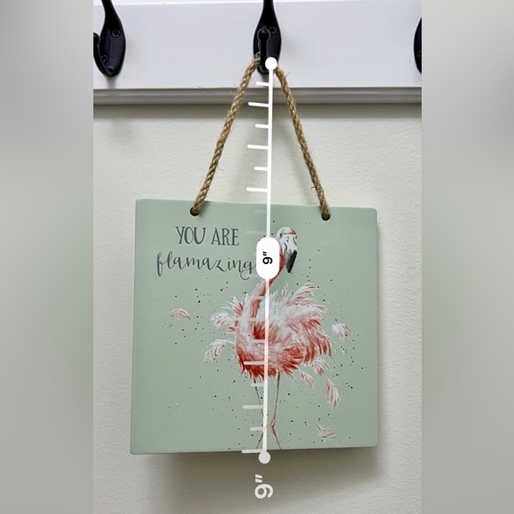 “You are flamazing” home decor sign with cute flamingo. - Picture 4 of 4